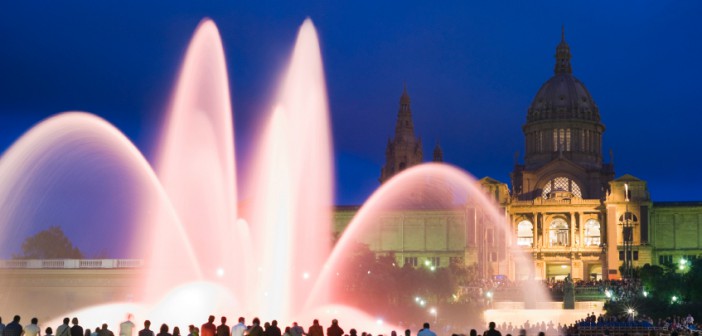 Montjuic Fountain Barcelona