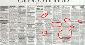 Classifieds adverts Barcelona