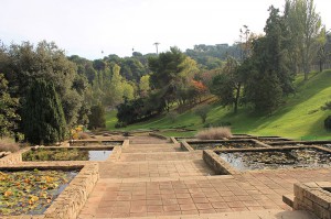 Cycling in Montjuïc Barcelona