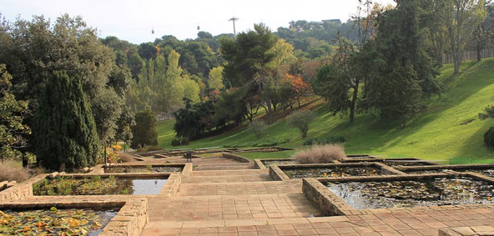 Cycling in Montjuïc Barcelona