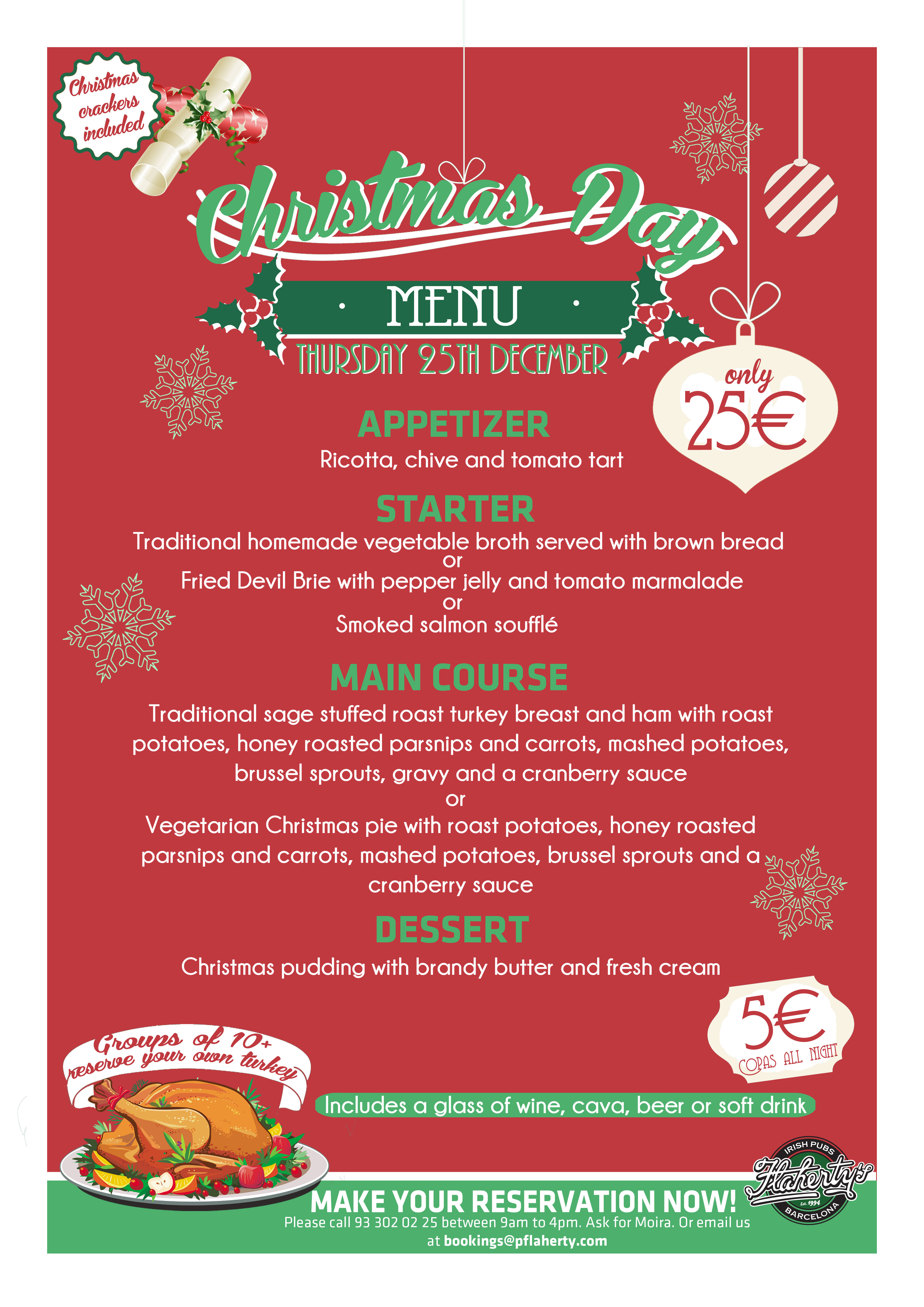 Celebrate Christmas at Flaherty's