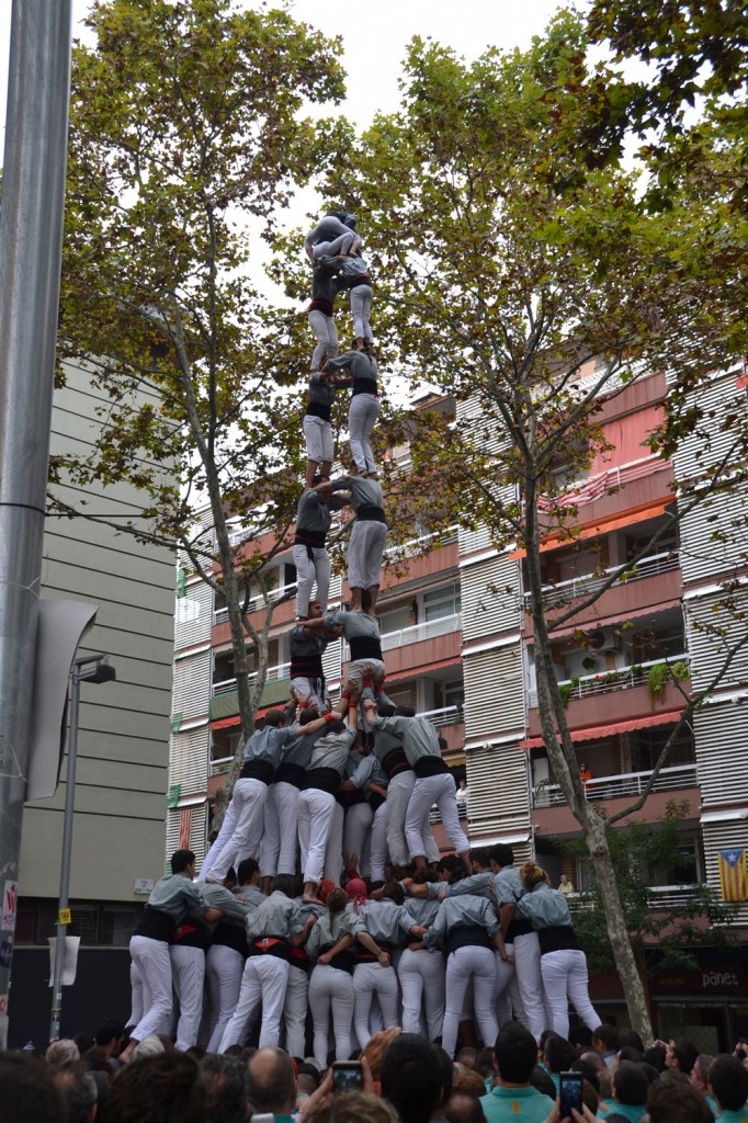 castellers sants diada 2