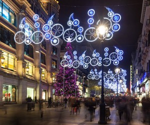 Barcelona Christmas lights__