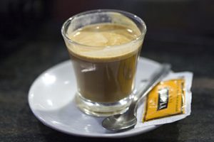café cortado