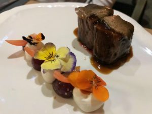 Beef and flowers