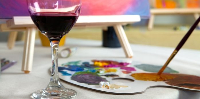 Wine and Paint