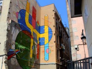 street art in Barcelona