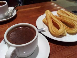 the chocolate street of Barcelona