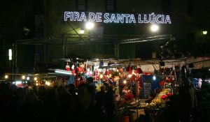 The Santa Llucia Fair in Barcelona