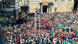 the major party of Sant Martí and the Verneda in Barcelona