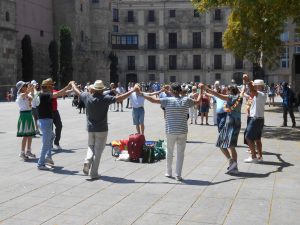 Sardana dance in Barcelona 