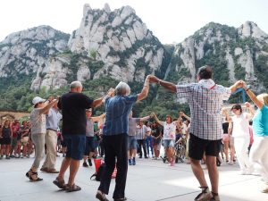 Sardana dance in Barcelona 