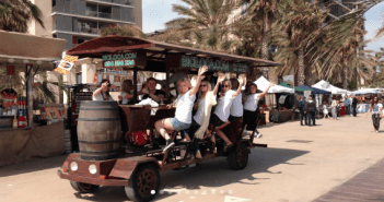 Beer bike tour